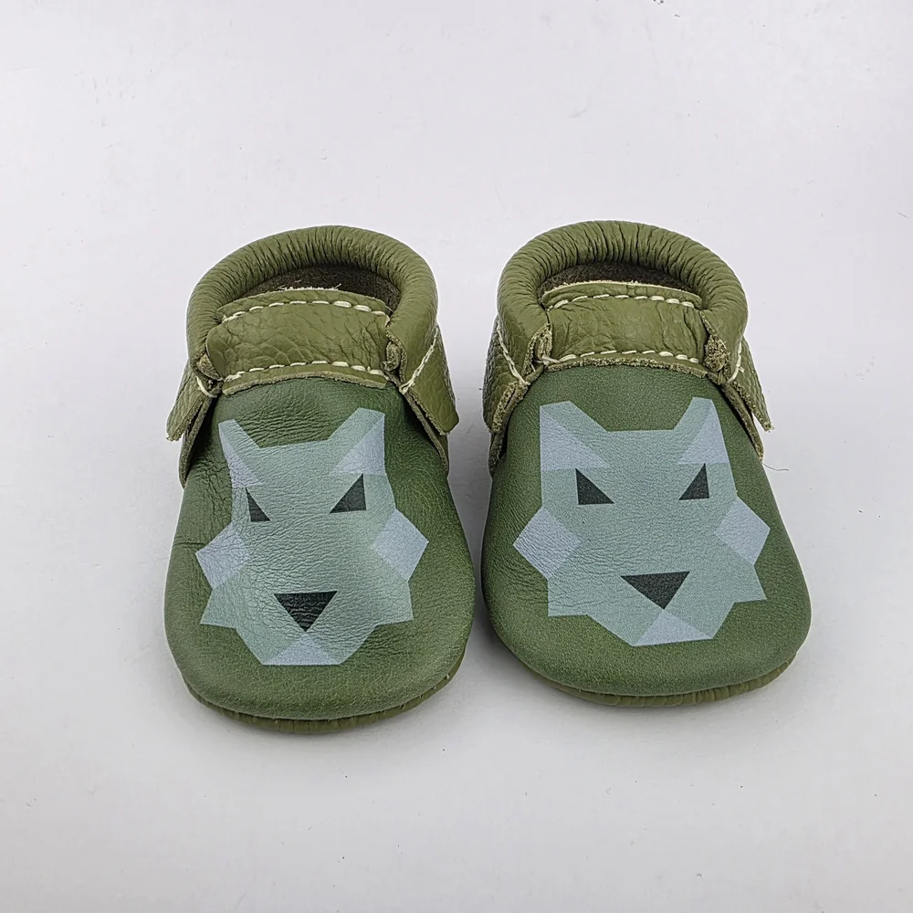 Freshly Picked x Stance Sock Wolf Pack Moccasins Green Size 1